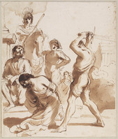 H 004
<br/>
Marteldood van de heilige Jacobus Major en een gezel
<br/>
<em>Guercino (1591-1666)</em>